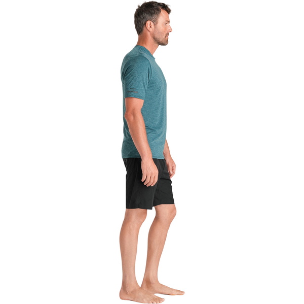 2026 C-Skins Mens Nuwave UV Short Sleeve Surf Tee C-NLYSURFM - Forest Green